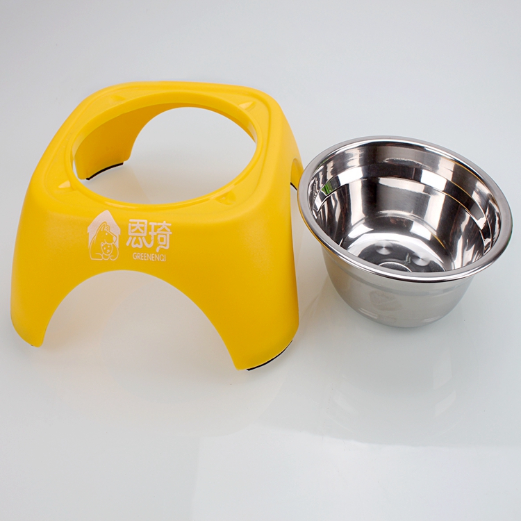 Metal Feeder Stand Food Grade Stainless Steel Water Bowl for Dog